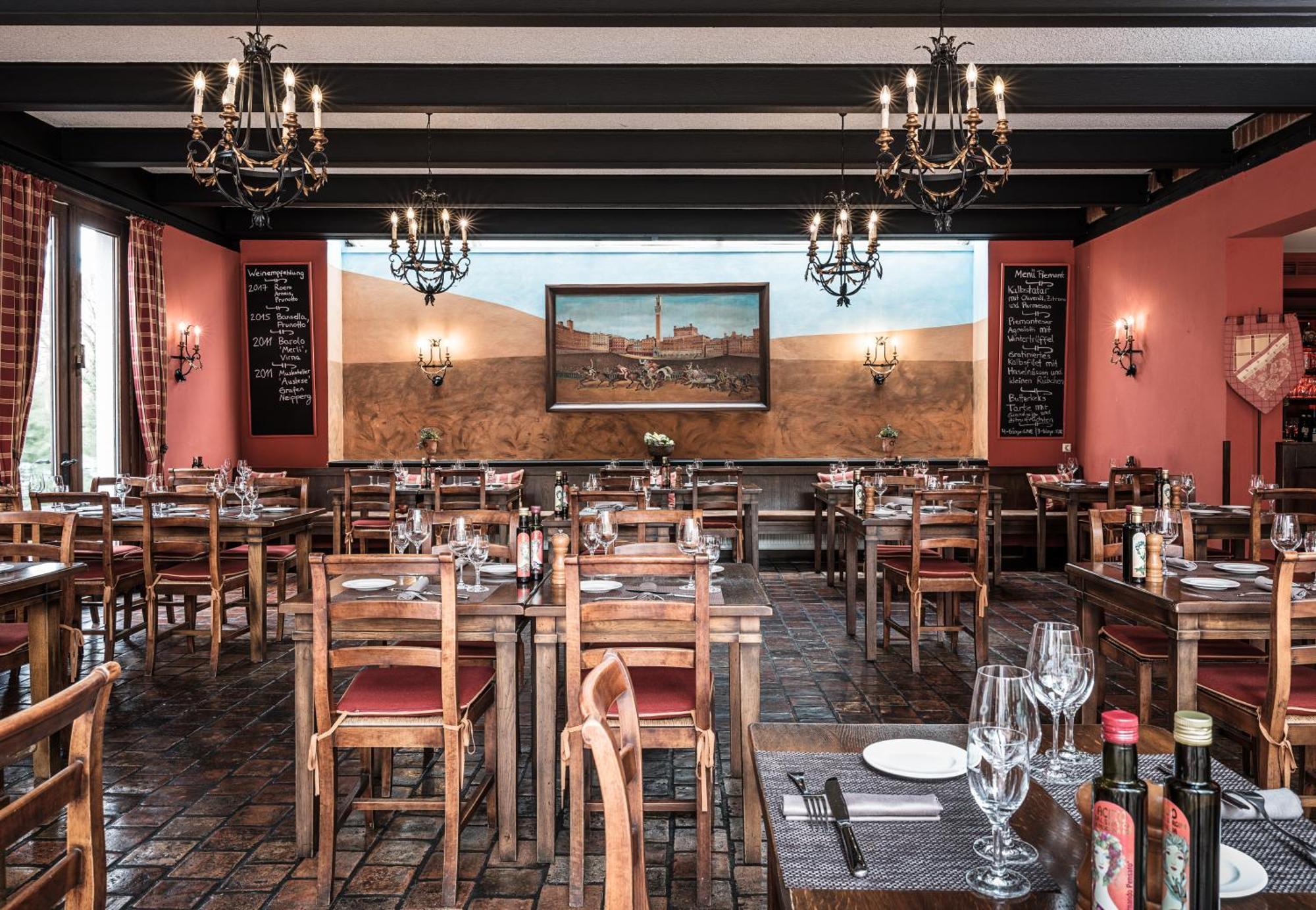 Althoff Hotel Fuerstenhof سيل المظهر الخارجي الصورة Restaurant interior